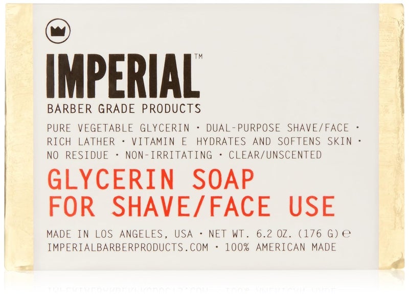 Imperial Barber Glycerin Soap, 6.2 oz - Image 1